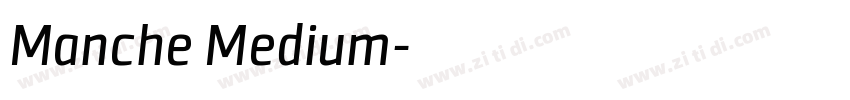 Manche Medium字体转换